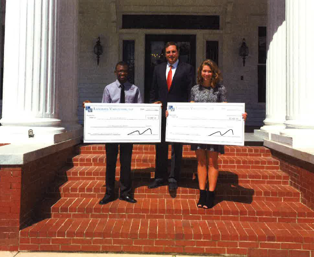 Langdale Vallotton Presents Scholarships to Two Local Students